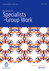Cover image for The Journal for Specialists in Group Work, Volume 49, Issue 1, 2024