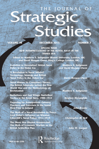 Cover image for Journal of Strategic Studies, Volume 38, Issue 7, 2015