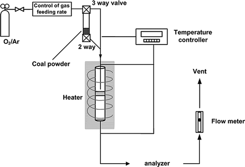 Figure 1. Schematic diagram of the combustion system.