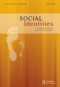 Cover image for Social Identities, Volume 22, Issue 5, 2016