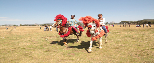 Figure 4. Awi Agew horse rider girls.