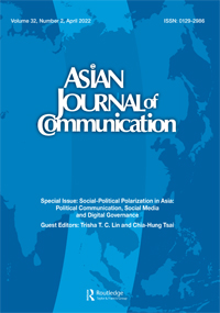 Cover image for Asian Journal of Communication, Volume 32, Issue 2, 2022