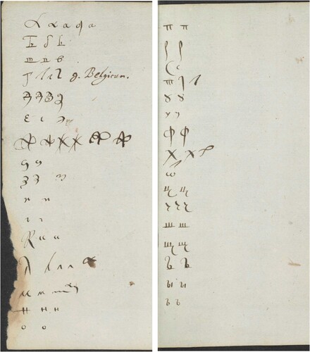 Figure 4. Pp. [2]–[3] of the handwritten appendix.