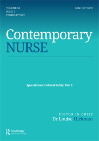 Cover image for Contemporary Nurse, Volume 58, Issue 1, 2022