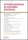 Cover image for International Economic Journal, Volume 16, Issue 1, 2002