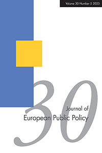 Cover image for Journal of European Public Policy, Volume 30, Issue 5, 2023