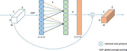 Figure 4. The efficient channel attention (ECA) module.