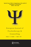 Cover image for European Journal of Psychotherapy & Counselling, Volume 16, Issue 1, 2014