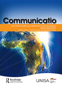 Cover image for Communicatio, Volume 45, Issue 3, 2019