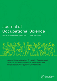 Cover image for Journal of Occupational Science, Volume 31, Issue sup1, 2024