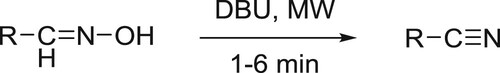 Scheme 131. Synthesis of nitriles.