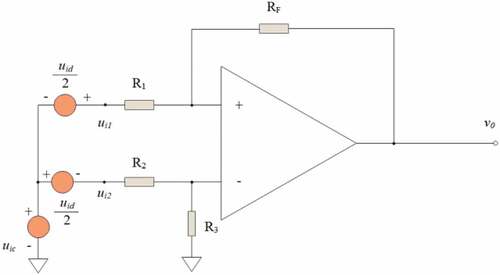 Figure 3. Differential amplifier circuit.