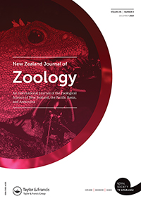 Cover image for New Zealand Journal of Zoology, Volume 45, Issue 4, 2018