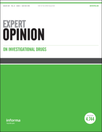 Cover image for Expert Opinion on Investigational Drugs, Volume 29, Issue 5, 2020