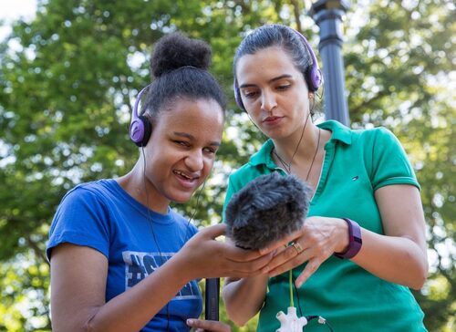 The Center for Global Soundscapes developed a five-day camp program for students with visual impairments that follows an inquiry-based learning approach to explore concepts fundamental to soundscape ecology.