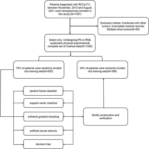 Figure 1 The flow chart of patient selection and data process.