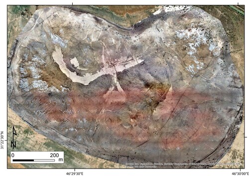 Figure 6. The UAV orthophoto of Tell Zurghul archaeological site acquired on 2017 (MAIN© Missione Archeologica Italiana a Nigin).