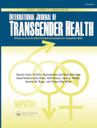 Cover image for International Journal of Transgender Health, Volume 22, Issue 1-2, 2021