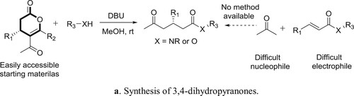 Scheme 121a. Synthesis of 3,4-dihydropyranones.