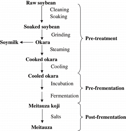 Figure 1 Flow program of Meitauza processing.