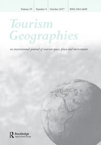 Cover image for Tourism Geographies, Volume 19, Issue 4, 2017