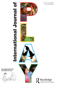 Cover image for International Journal of Play, Volume 12, Issue 3, 2023