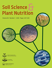 Cover image for Soil Science and Plant Nutrition, Volume 66, Issue 3, 2020