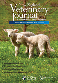 Cover image for New Zealand Veterinary Journal, Volume 66, Issue 6, 2018