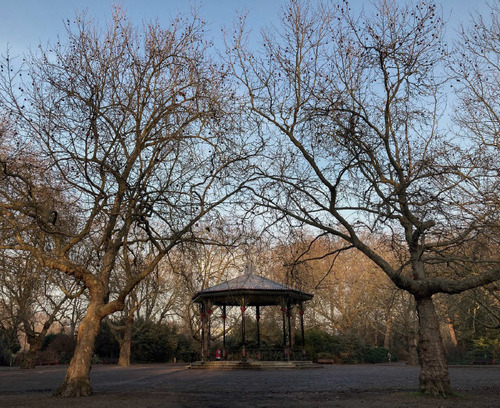 The bandstand at Battersea Park. Photo © Will Montgomery