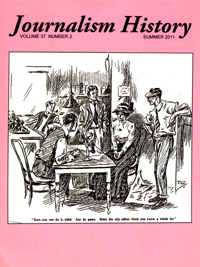 Cover image for Journalism History, Volume 37, Issue 2, 2011