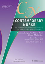 Cover image for Contemporary Nurse, Volume 46, Issue 1, 2013