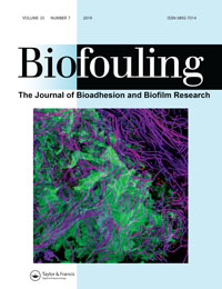 Cover image for Biofouling, Volume 35, Issue 7, 2019