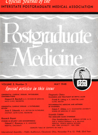 Cover image for Postgraduate Medicine, Volume 3, Issue 5, 1948