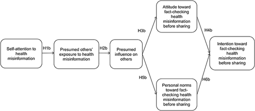 Figure 2 Proposed the hypothetical the IPMI model among high-altruism group.