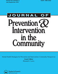 Cover image for Journal of Prevention & Intervention in the Community, Volume 49, Issue 3, 2021