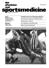 Cover image for The Physician and Sportsmedicine, Volume 13, Issue 9, 1985