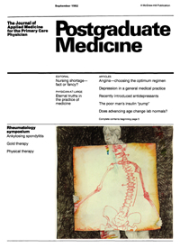 Cover image for Postgraduate Medicine, Volume 72, Issue 3, 1982