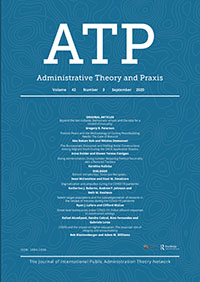 Cover image for Administrative Theory & Praxis, Volume 42, Issue 3, 2020