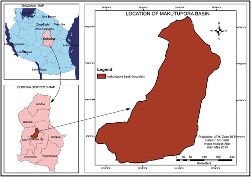 Figure 1. Makutupora location map.