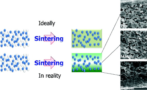 Figure 7. Glass spreading: expected vs. in reality.