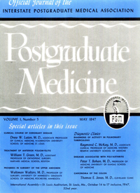 Cover image for Postgraduate Medicine, Volume 1, Issue 5, 1947