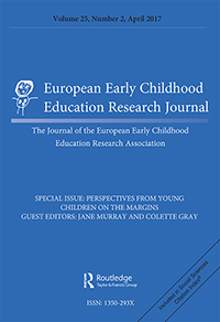 Cover image for European Early Childhood Education Research Journal, Volume 25, Issue 2, 2017