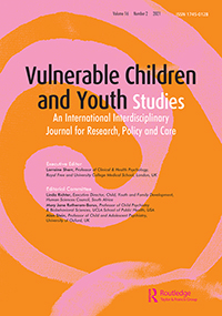 Cover image for Vulnerable Children and Youth Studies, Volume 16, Issue 2, 2021