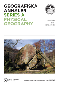 Cover image for Geografiska Annaler: Series A, Physical Geography, Volume 104, Issue 3, 2022