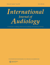 Cover image for International Journal of Audiology, Volume 62, Issue 7, 2023
