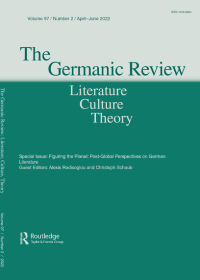 Cover image for The Germanic Review: Literature, Culture, Theory, Volume 97, Issue 2, 2022