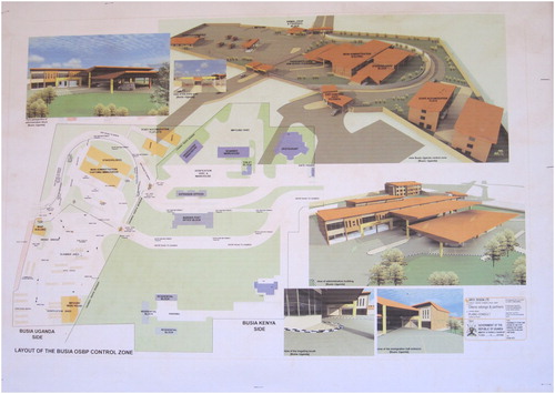 Figure 2. Diagram: Plan of Busia OSBP. Source: Photograph by authors.