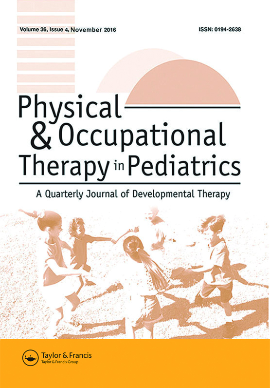 Cover image for Physical & Occupational Therapy In Pediatrics, Volume 36, Issue 4, 2016
