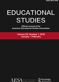 Cover image for Educational Studies, Volume 55, Issue 1, 2019