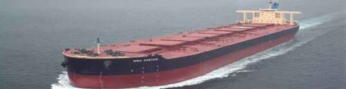 Figure 2. A certain bulk carrier, M/V NSU JUSTICE of VINIC shipping transportation company, Vietnam.